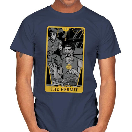 The Hermit - Mens T-Shirts RIPT Apparel Small / Navy