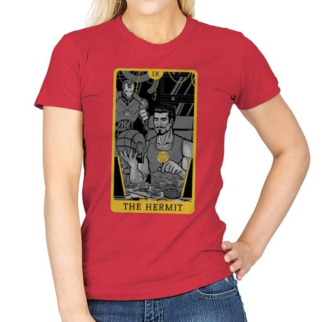The Hermit - Womens T-Shirts RIPT Apparel Small / Red