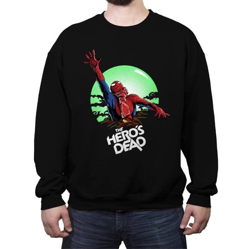 The Hero's Dead - Crew Neck Sweatshirt Crew Neck Sweatshirt RIPT Apparel Small / Black