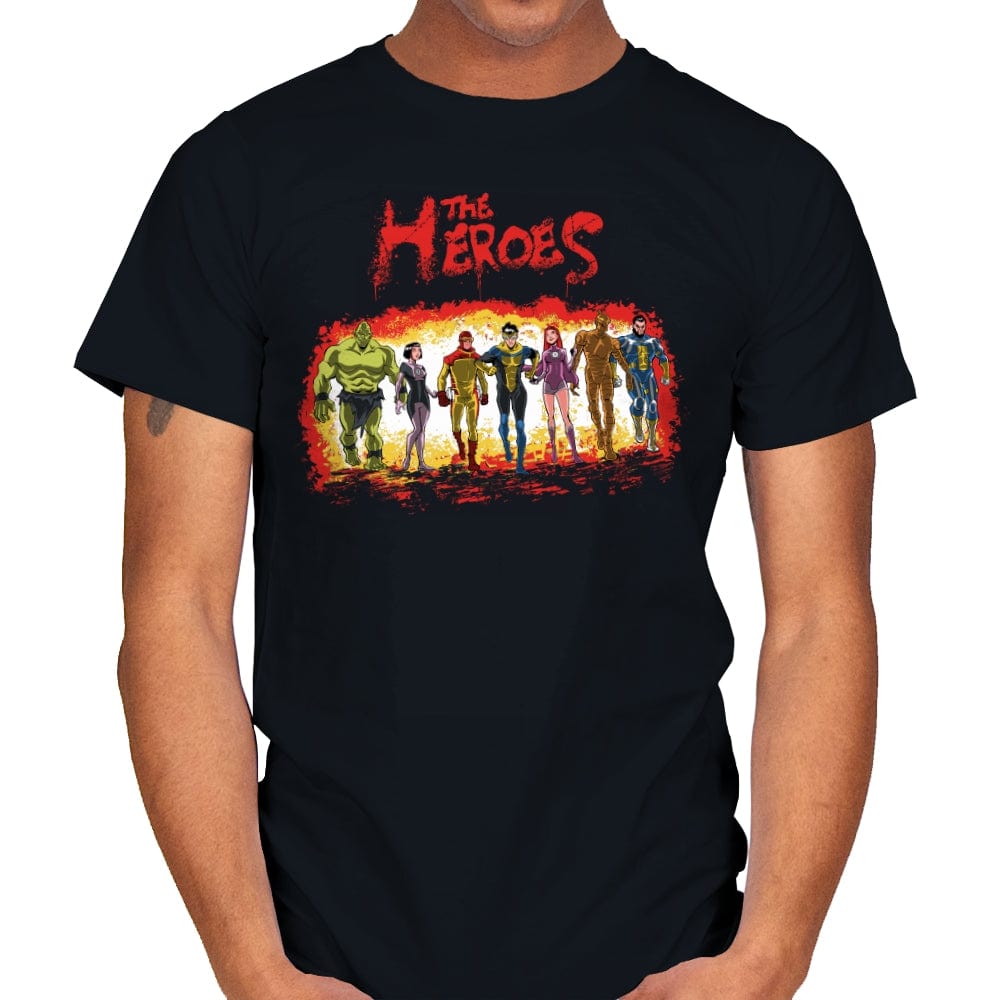 The Heroes - Mens T-Shirts RIPT Apparel Small / Black