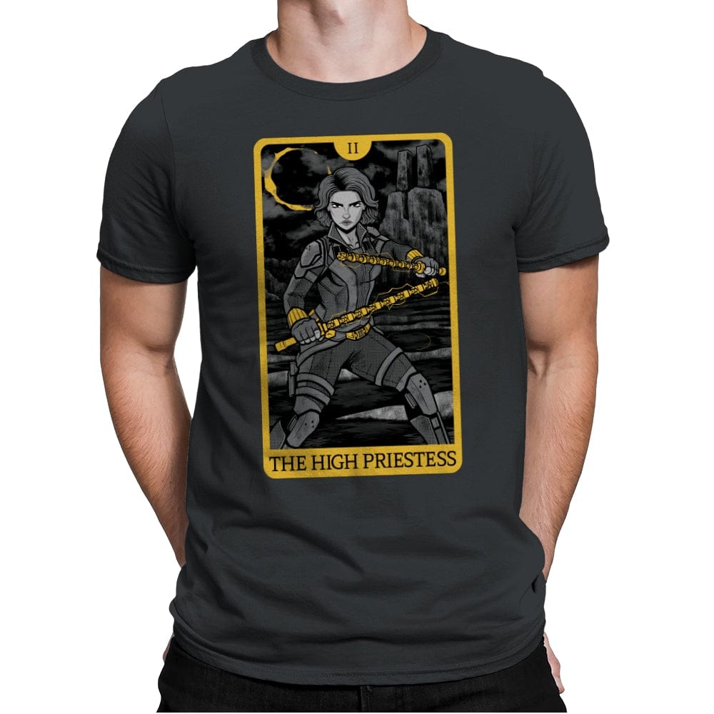 The High Priestess - Mens Premium T-Shirts RIPT Apparel Small / Heavy Metal
