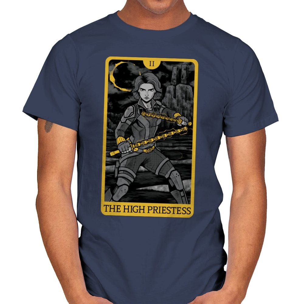 The High Priestess - Mens T-Shirts RIPT Apparel Small / Navy