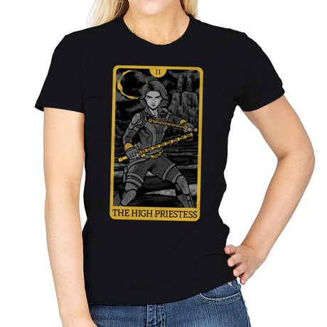The High Priestess - Womens T-Shirts RIPT Apparel Small / Black