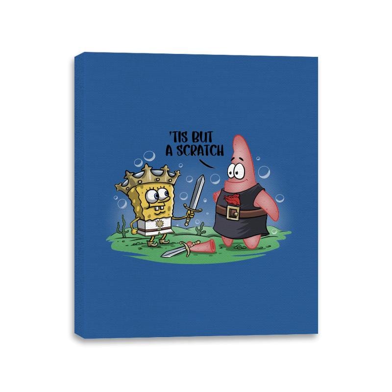 The Holy Grail Under the Sea - Canvas Wraps Canvas Wraps RIPT Apparel 11x14 / Royal