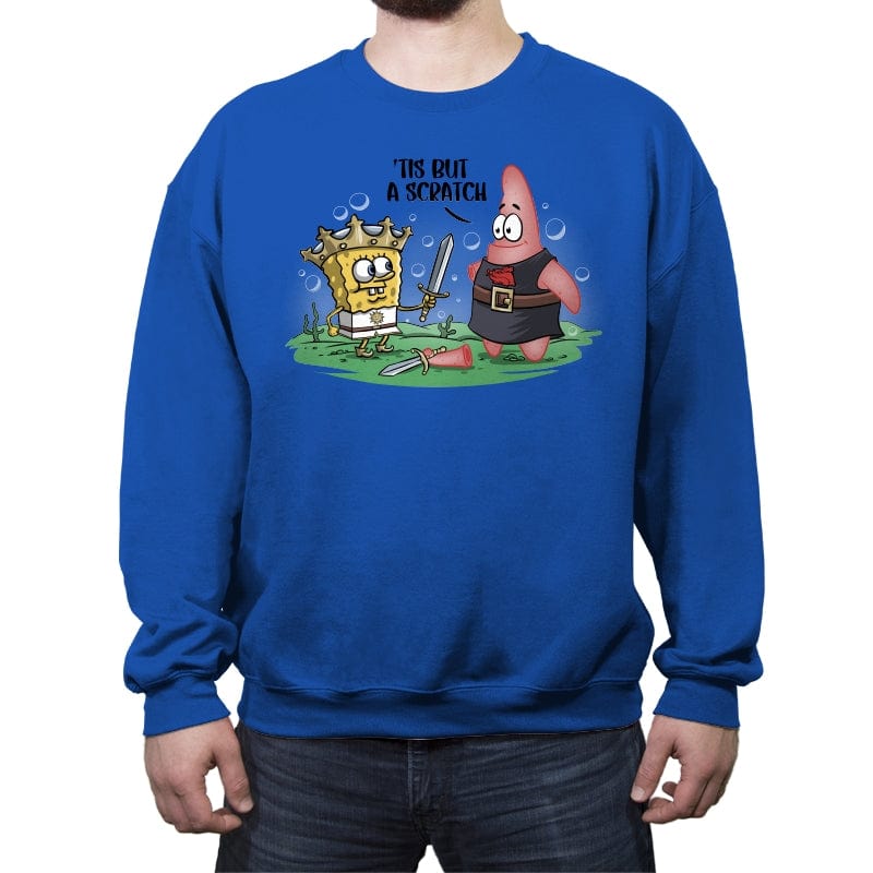 The Holy Grail Under the Sea - Crew Neck Sweatshirt Crew Neck Sweatshirt RIPT Apparel Small / Royal