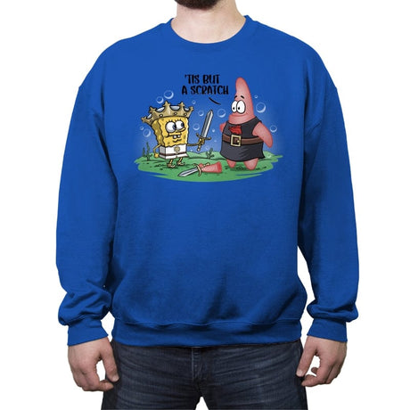 The Holy Grail Under the Sea - Crew Neck Sweatshirt Crew Neck Sweatshirt RIPT Apparel Small / Royal