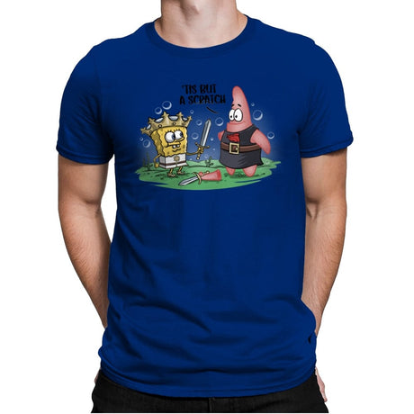 The Holy Grail Under the Sea - Mens Premium T-Shirts RIPT Apparel Small / Royal