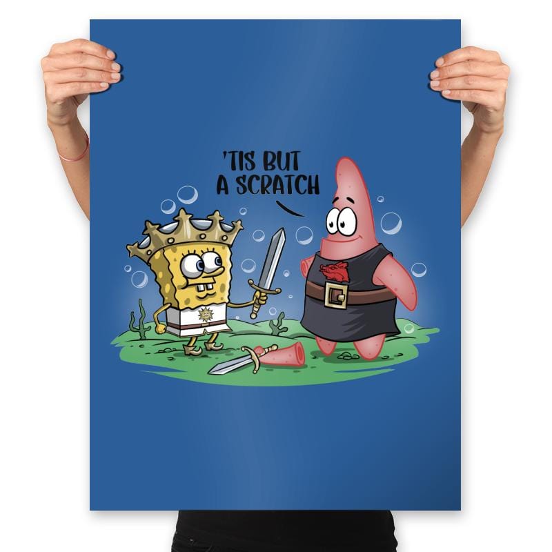 The Holy Grail Under the Sea - Prints Posters RIPT Apparel 18x24 / Royal