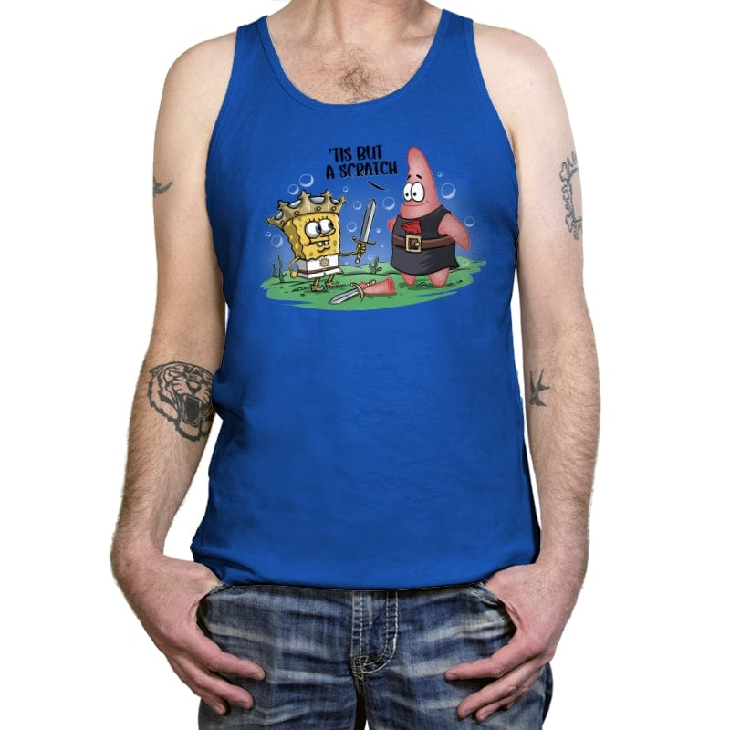 The Holy Grail Under the Sea - Tanktop Tanktop RIPT Apparel X-Small / True Royal