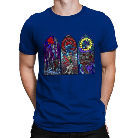 The Holy Trilogy - Mens Premium T-Shirts RIPT Apparel Small / Royal