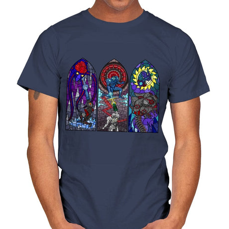 The Holy Trilogy - Mens T-Shirts RIPT Apparel Small / Navy