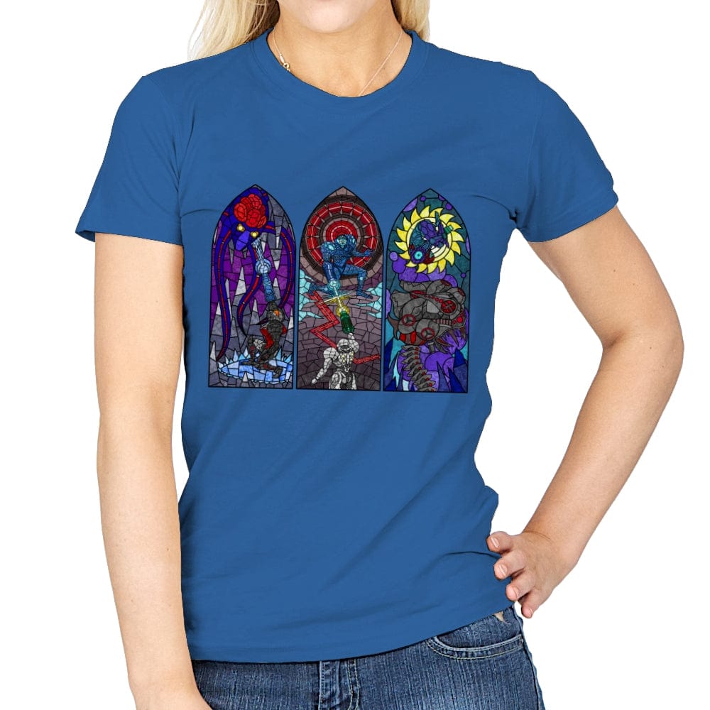 The Holy Trilogy - Womens T-Shirts RIPT Apparel Small / Royal