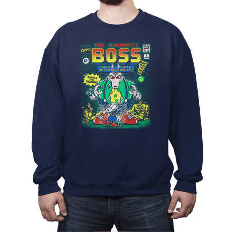 The Horrible Boss - Crew Neck Sweatshirt Crew Neck Sweatshirt RIPT Apparel