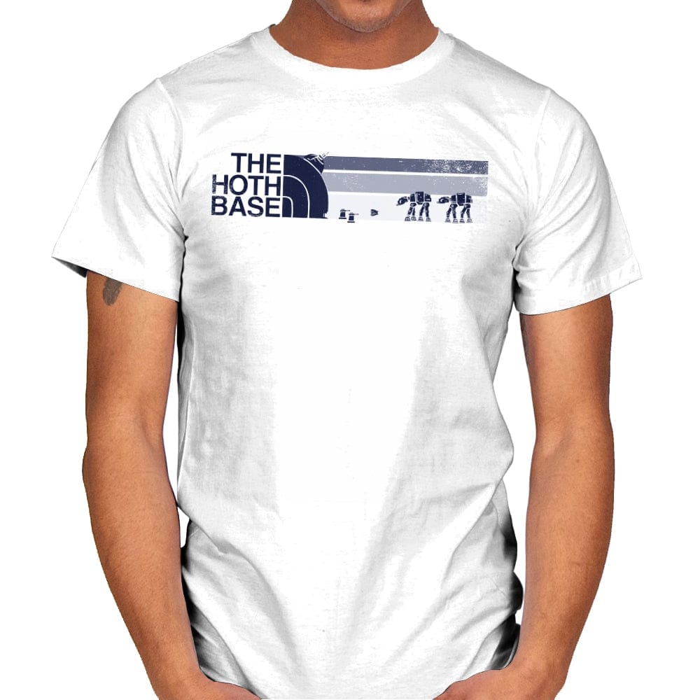 The Hoth Base - Mens T-Shirts RIPT Apparel Small / White