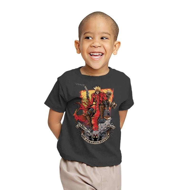 The Humanoid Typhoon - Youth T-Shirts RIPT Apparel X-small / Charcoal