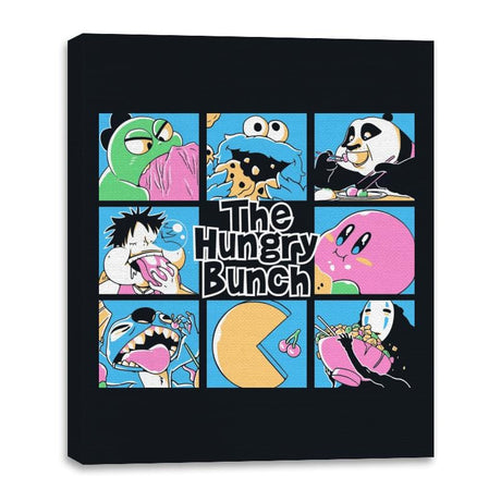 The Hungry Bunch - Canvas Wraps Canvas Wraps RIPT Apparel 16x20 / Black