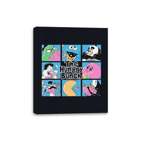 The Hungry Bunch - Canvas Wraps Canvas Wraps RIPT Apparel 8x10 / Black