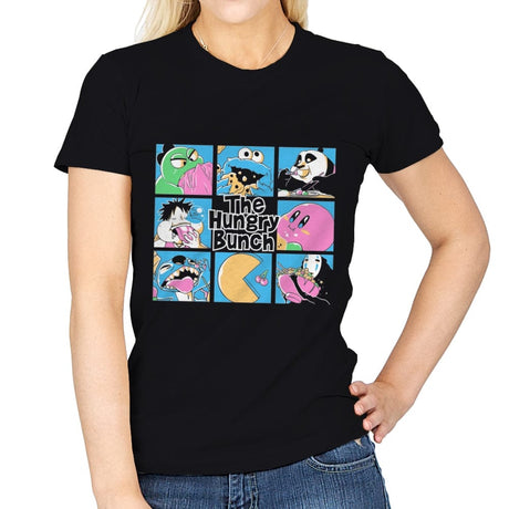 The Hungry Bunch - Womens T-Shirts RIPT Apparel Small / Black