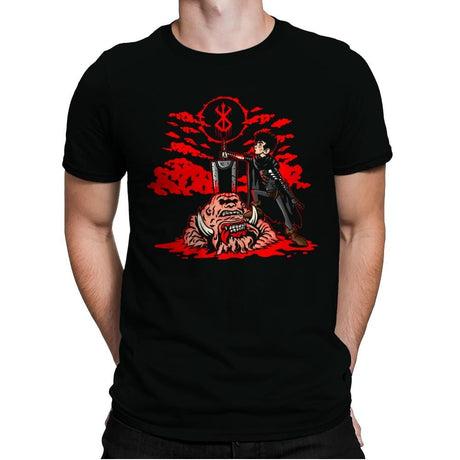 The Hunk of Iron - Mens Premium T-Shirts RIPT Apparel Small / Black
