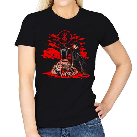 The Hunk of Iron - Womens T-Shirts RIPT Apparel Small / Black
