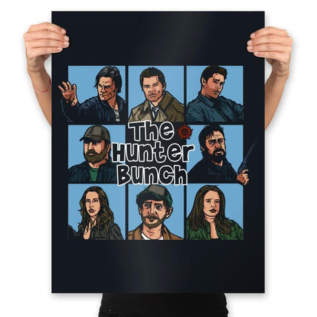 The Hunter Bunch - Prints Posters RIPT Apparel 18x24 / Black