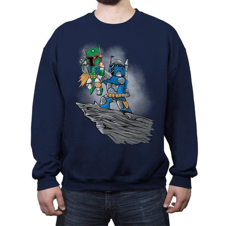 The Hunter King - Crew Neck Sweatshirt Crew Neck Sweatshirt RIPT Apparel Small / Navy