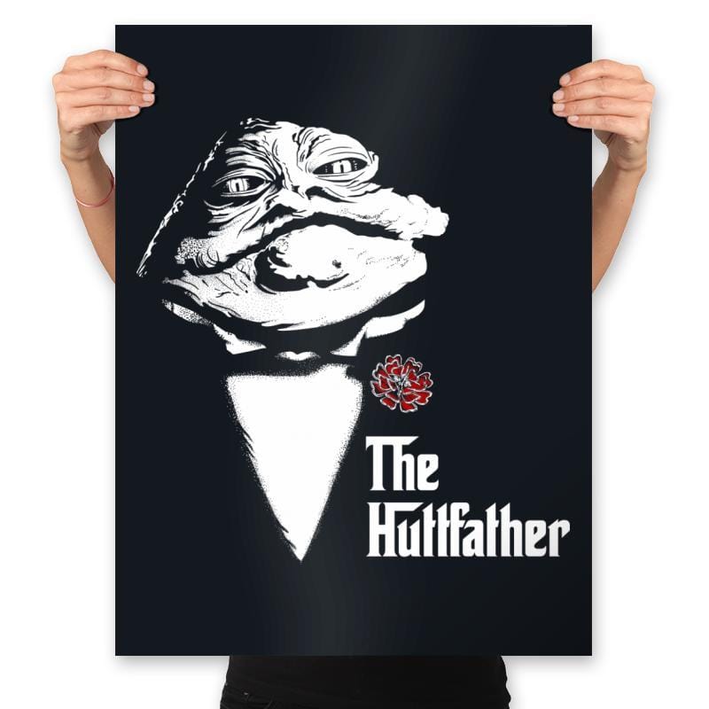 The Huttfather - Prints Posters RIPT Apparel 18x24 / Black