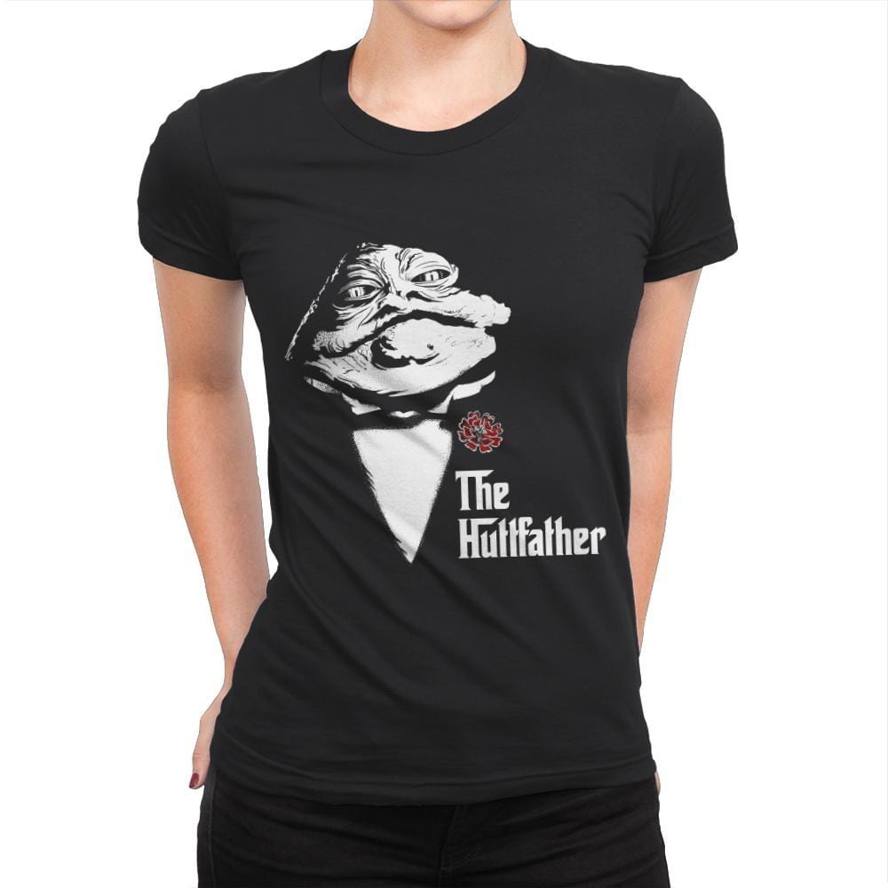 The Huttfather - Womens Premium T-Shirts RIPT Apparel Small / Black