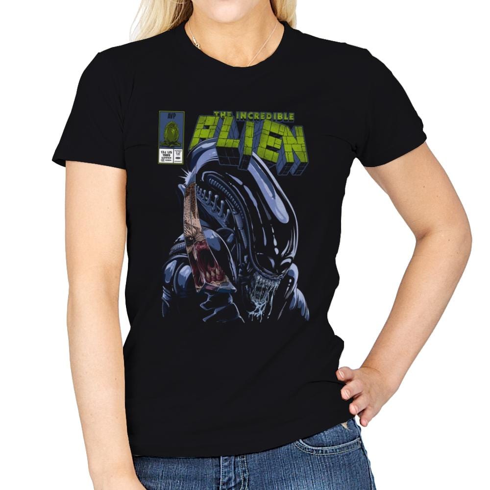 The Incredible Alien II - Womens T-Shirts RIPT Apparel Small / Black