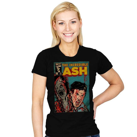 The Incredible Ash - Womens T-Shirts RIPT Apparel