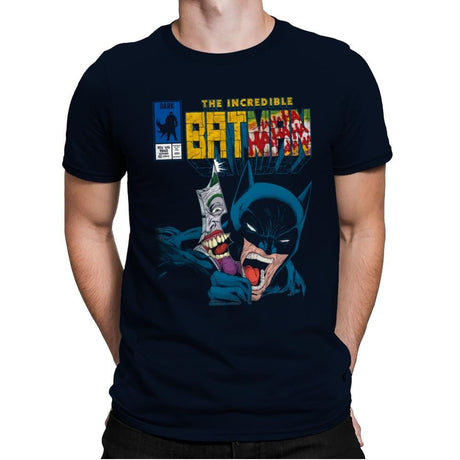 The Incredible Bat - Anytime - Mens Premium T-Shirts RIPT Apparel Small / Midnight Navy