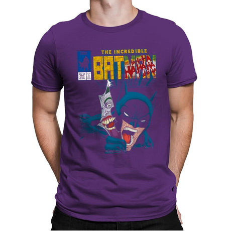 The Incredible Bat - Anytime - Mens Premium T-Shirts RIPT Apparel Small / Purple Rush