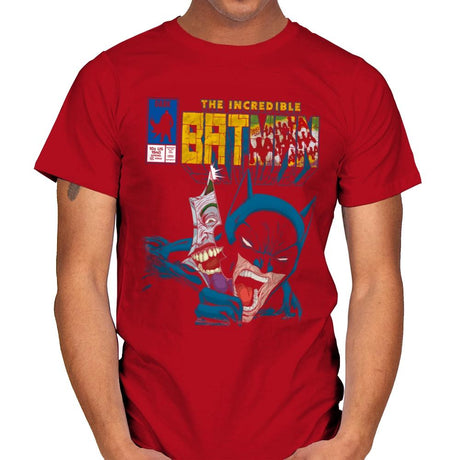 The Incredible Bat - Anytime - Mens T-Shirts RIPT Apparel Small / Red