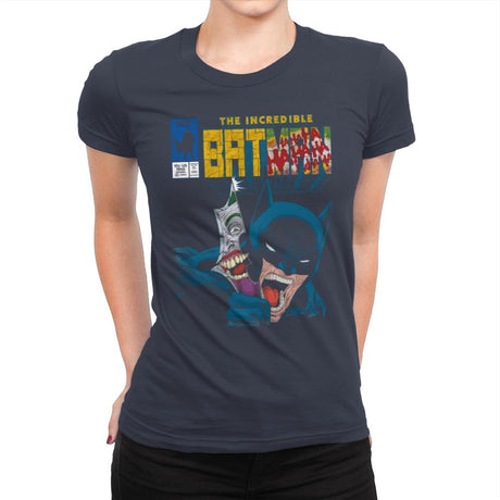 The Incredible Bat - Anytime - Womens Premium T-Shirts RIPT Apparel Small / Indigo