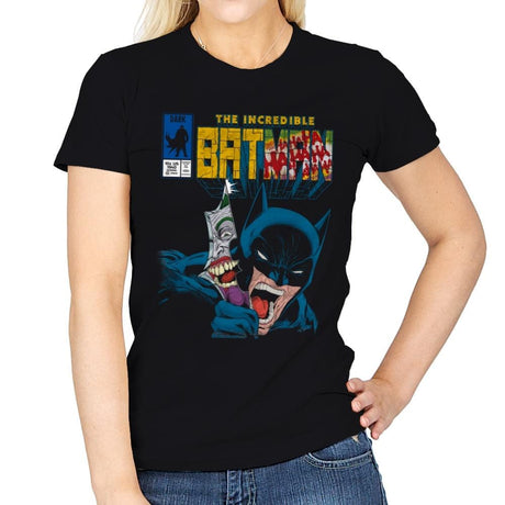 The Incredible Bat - Anytime - Womens T-Shirts RIPT Apparel Small / Black