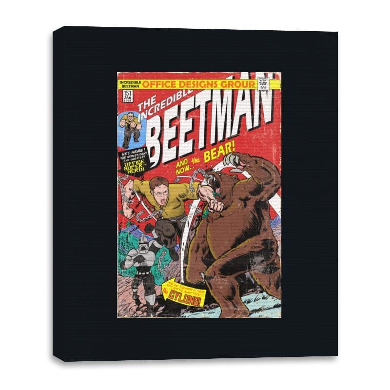 The Incredible Beetman - Canvas Wraps Canvas Wraps RIPT Apparel 16x20 / Black