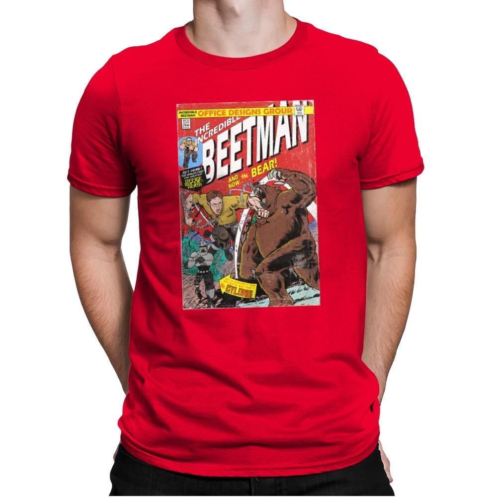 The Incredible Beetman - Mens Premium T-Shirts RIPT Apparel Small / Red