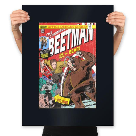 The Incredible Beetman - Prints Posters RIPT Apparel 18x24 / Black