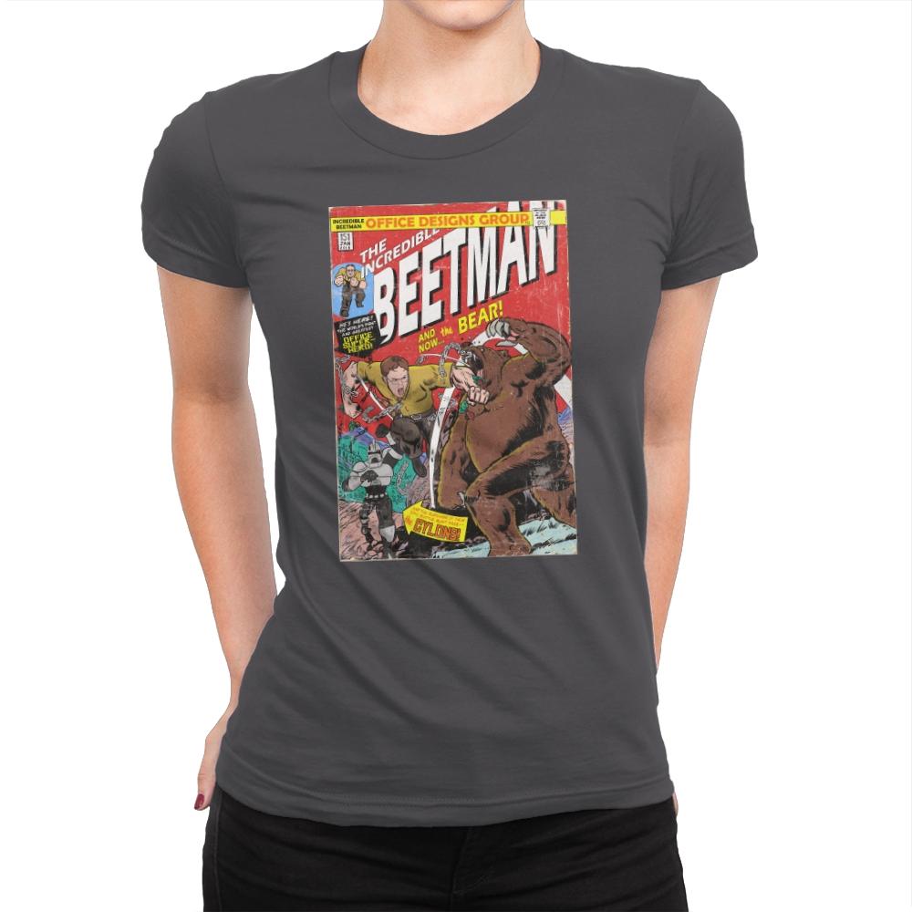 The Incredible Beetman - Womens Premium T-Shirts RIPT Apparel Small / Heavy Metal