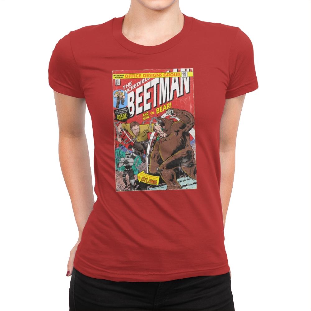 The Incredible Beetman - Womens Premium T-Shirts RIPT Apparel Small / Red