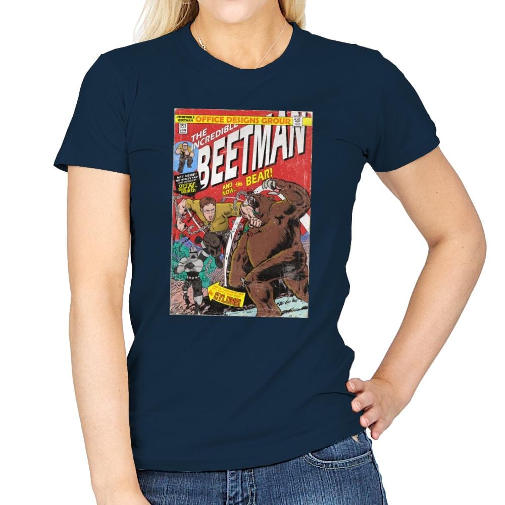 The Incredible Beetman - Womens T-Shirts RIPT Apparel Small / Navy