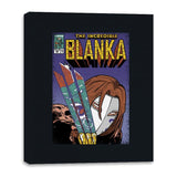The Incredible Blanka! - Canvas Wraps Canvas Wraps RIPT Apparel 16x20 / Black