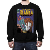 The Incredible Blanka! - Crew Neck Sweatshirt Crew Neck Sweatshirt RIPT Apparel