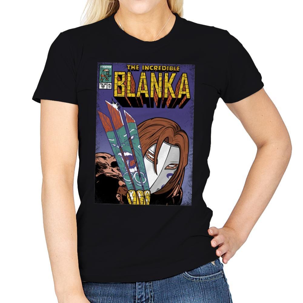 The Incredible Blanka! - Womens T-Shirts RIPT Apparel