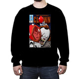 The Incredible Clown - Crew Neck Sweatshirt Crew Neck Sweatshirt RIPT Apparel Small / Black