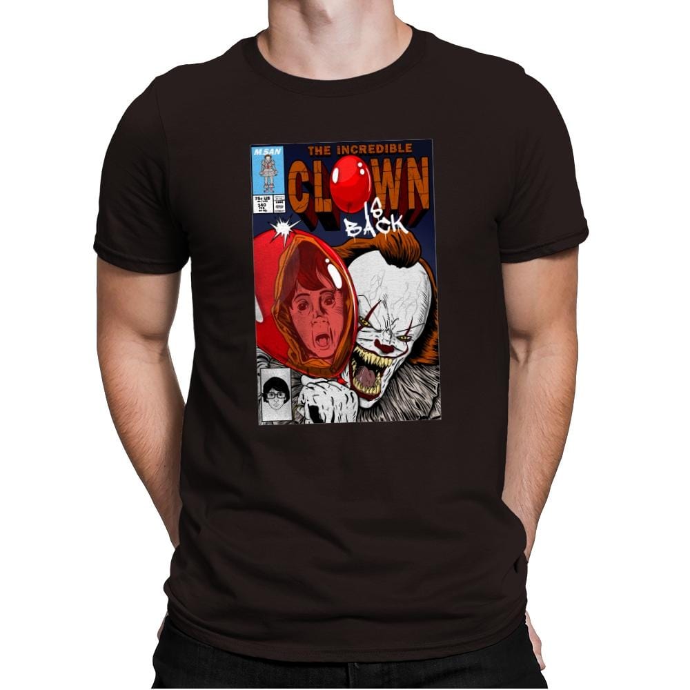 The Incredible Clown - Mens Premium T-Shirts RIPT Apparel Small / Dark Chocolate