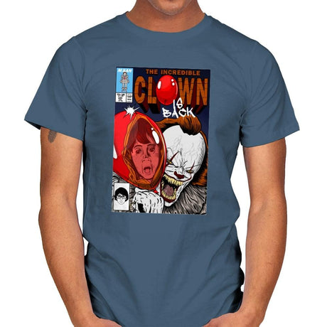 The Incredible Clown - Mens T-Shirts RIPT Apparel Small / Indigo Blue