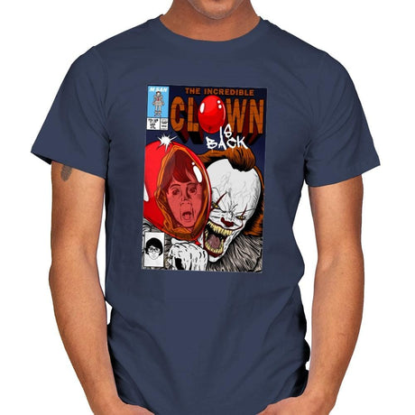 The Incredible Clown - Mens T-Shirts RIPT Apparel Small / Navy