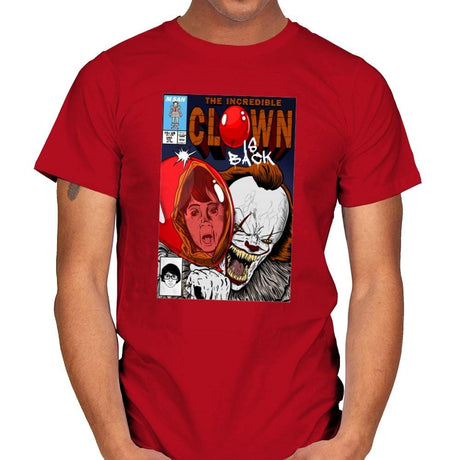 The Incredible Clown - Mens T-Shirts RIPT Apparel Small / Red