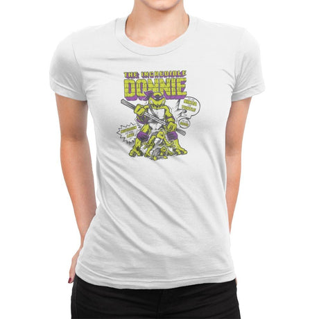 The Incredible Donnie Exclusive - Womens Premium T-Shirts RIPT Apparel Small / White
